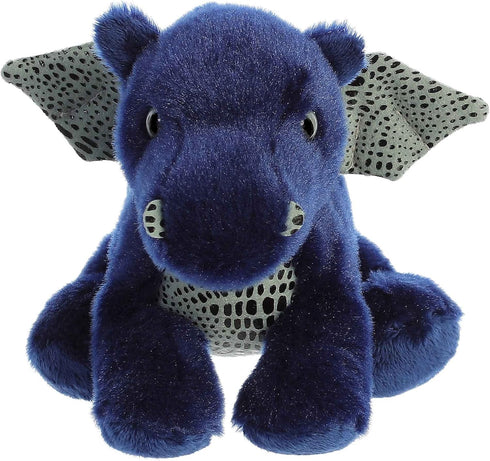 Aurora® Adorable Mini Flopsie™ Sapphire Dragon™ Stuffed Animal - Playful Ease - Timeless Companions - Blue 8 Inches...