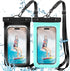 2 Pack Waterproof Phone Pouch with Adjustable Lanyard for iPhone 15 14 13 12 Pro Max, for Samsung Galaxy S24/S23 up to 7.5", IPX8 Water Proof Phon...