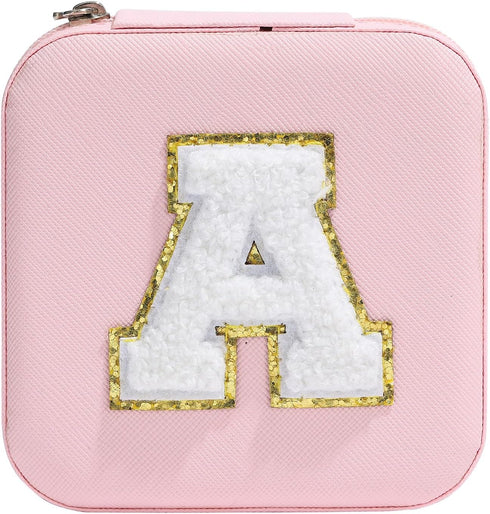 Birthday Gifts for Women - Trendy Travel Jewelry Case, Personalized Gifts - Pink Travel Jewelry Box | Birthday Gifts for Women Christmas Gifts for...