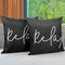 Waterproof Outdoor Throw Pillow Cover, 2 Pack Relax Printing Throw Pillow Case UV Protection Garden Cushion Cover for Patio Sofa Couch Balcony Chr...