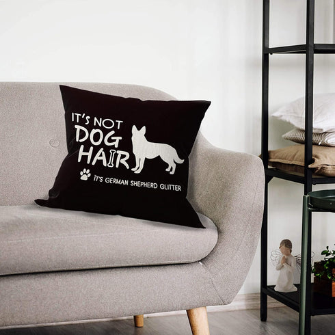 German Shepherd Pillow Covers 18x18 - Shepherd Gifts for Women & Men, Dog Lovers - Home Decor, Glitter Pillow Case...