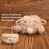 Plush Case Compatible with Samsung Galaxy Buds FE/Buds 2/Buds2 Pro/Buds Live/Buds Pro(2021),Hand Knitted Cartoon Headphone CaseCreative and Fun Cu...
