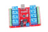 24V 8-Channel 10A PC USB Control Switch Relay Module Free Drive Programmable Computer Control Computer USB Control Switch Driver PC Intelligent Co...