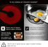 Lazy K Induction Cooktop Mat - Silicone Fiberglass Scratch Protector - for Magnetic Stove - Non Slip Pads to Prevent Pots from Sliding During Cook...