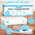 JJ CARE Oral Thermometer with LCD Display, Calibrated Oral Thermometer for Babies and Adults, 10 Seconds Fast Reading Oral Digital Thermometer for...