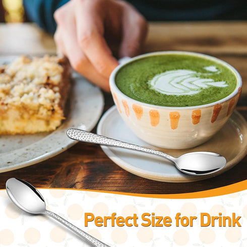 9-Piece Stainless Steel Kids Spoons, HaWare Toddler Flatware, Kids Silverware Preschooler Utensils, Baby Spoons for Self Feeding, Mini Cutlery Set...