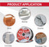 P.I.T. 4-1/2 Turbo Diamond Saw Blade,Dry/Wet Cutting for Granite, Stone, Masonry, Terrazzo, Marble, Concrete,Tile - 7/8 Inch Arbor Angle Grinder C...
