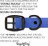 Regal Dog Products Medium Blue Waterproof Dog Collar with Heavy Duty Black Hardware Buckle & D Ring | Vinyl Coated, Adjustable Biothane Dog Collar...