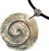 Hand Carved Maori Mother of Pearl Shell Koru Peace Pendant 16 to 27 inches Adjustable Cord necklace Handmade Jewelry CA239-N...