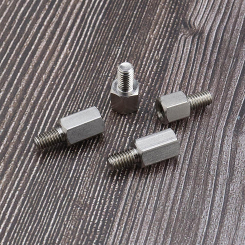 Create idea 8PCS Single Head Stud Hex Standoff Spacers Male to Female Thread 10mm 15mm 20mm 30mm M6 x M6 for PCB Hexagonal Fasteners Hardware Acce...