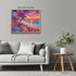 Posterizer 1 pcs- psychedelic funky hippie colorful landscap 9-Abstract & Modern Art-Fantasy & Fiction Art- Living Room Bedroom Decor- unframed wa...