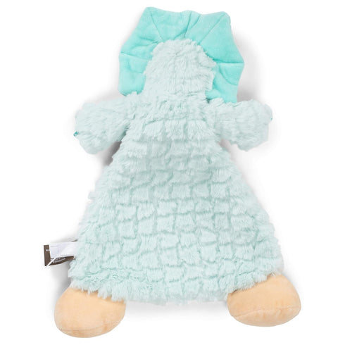 Darcy Dinosaur Aqua Blue Children's Plush Rattle Blankie...