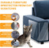 Cat Scratch Deterrent Sofa Furniture Protectors, Clear Self-Adhesive Couch Pads from Cats Scratching, Door Wall Anti Pet Scratch Tape Guards, 10 P...