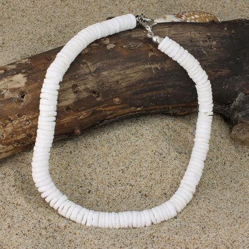 Hawaiian Heishi Puka Shell Surfer Anklet Lobster Clasp Closure...