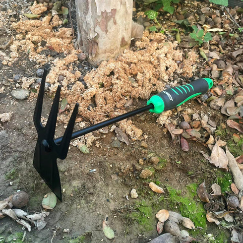 SUMIO Garden Small Hand Digger and Hoe,Garden Tool,Dual Headed Weeding Tool,Garden Hoe and Cultivator,Weeding Tool,Light manual cultivator,Alloy h...