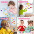 Suction Toys Kids Bath Toy for Toddler Aged 3, 30PCS Animal Alphabet Number Sucker Toy, Montessori Sensory Toy Gift for Kids Aged 4-8, Educational...