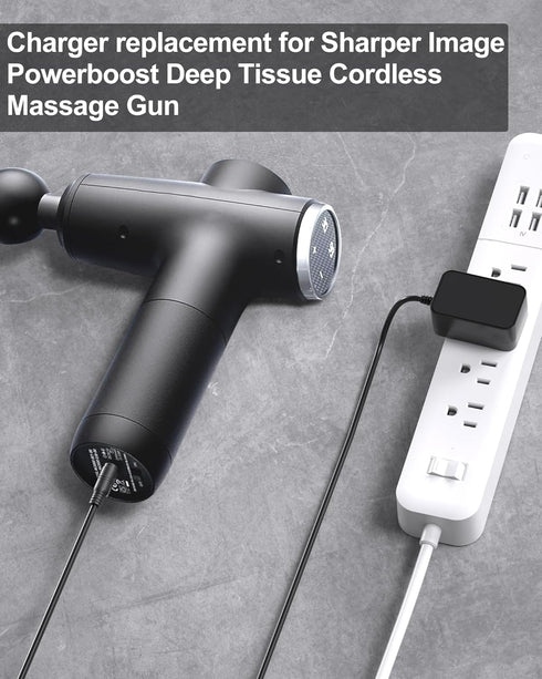 27V Message Gun Charger Replacement for Sharper Image Massage Gun Powerboost Deep Tissue Cordless Massage Gun 1011666 1013002 1012667 1013983 1013...