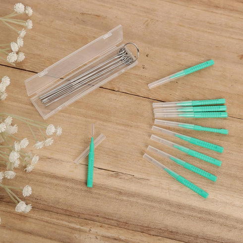 10pcs Shower Head Cleaning Tool, Shower Head Cleaner Picks with 10 Shower Head Cleaner Brush Gap Hole Anti-Clogging Cleaning Brush for Shower Head...