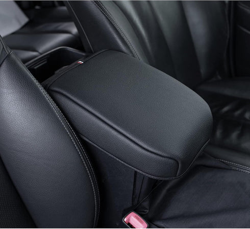 JDMCAR Center Console Cushion Compatible with Toyota Tacoma Accessories 2016-2022 2023, Customized PU Leather Cover Center Console Lid Protector...