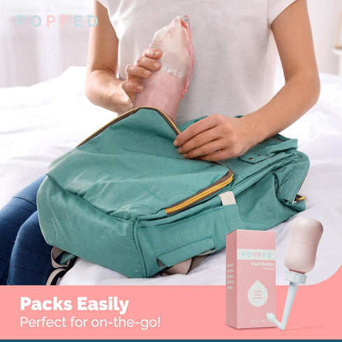 Peri Bottle for Postpartum Care | Portable Bidet | Spray Bottle for Pain Relief, Tears, and Hemorrhoids after Birth | Postpartum Essential (Pink, ...