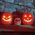 Halloween Stencils for Painting on Wood Craft Large Reusable Boo Skeleton Pumpkin Spider Web Boo Trick or Treat Paint Stencils for Door Hanger Wal...