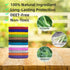 12 Pack Mosquito Repellent Bracelets, DEET-Free, Individually Wrapped PU Leather Insect & Bug Repellent Wrist Bands...