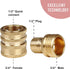 Pressure Washer Adapter Set, Quick Disconnect Kit, M22 Swivel to 3/8'' Quick Connect, 3/4" to Quick Release, M22 to M22 Convert...