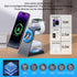 Magnetic Wireless Charger for iPhone, iWatch Charger Compatible with S2-S9,3 in 1 Wireless Charging Station Compatible with iPhone15/14/13/12 and ...