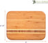 Totally Bamboo Barbados Bamboo Wood Cutting Board, 9" x 6.5"...