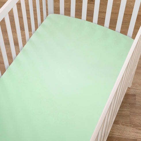 TL Care 100% Natural Cotton Fitted Mini Crib Sheet 38" x 24" - Soft & Breathable Small Nesting Portable Crib Sheet, Fits Pack N Play Mattresses, M...