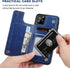 for iPhone 11 Pro Max Wallet Case with Card Holder,OT ONETOP PU Leather Kickstand Card Slots Case,Double Magnetic Clasp and Durable Shockproof Cov...