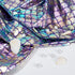 FINGERINSPIRE Mermaid Scales Fabric 39x59 inch Sparkly Purple Hologram Spandex Fish Scale Fabric Charming Illusion Color Glitter Fabric Mermaid Pr...