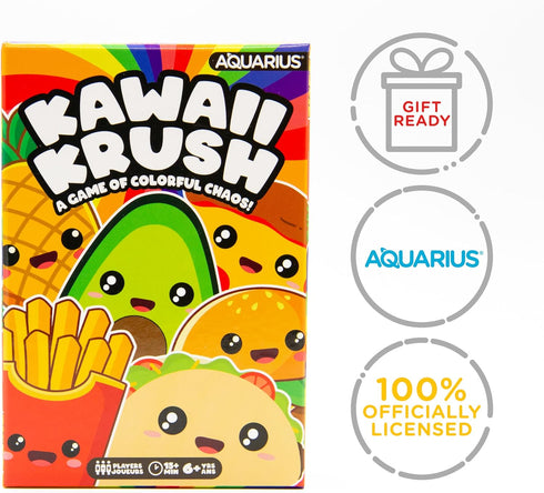 AQUARIUS Kawaii Krush Card Game - Fun Family Party Game for Kids, Teens & Adults - Entertaining Family Game Night Gift - 2 to 7 Players - Ages 6 &...