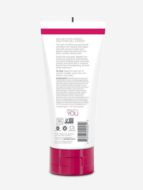 Andalou Naturals 1000 Roses Soothing Shower Gel, 8.5 Ounce...