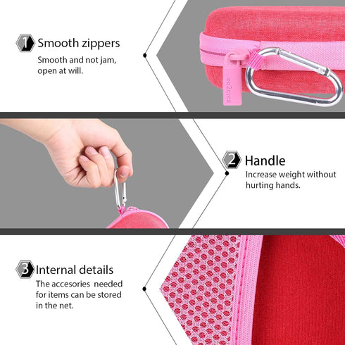co2CREA Hard Case Replacement for Logitech POP Wireless Mouse, Heartbreaker Rose Case...