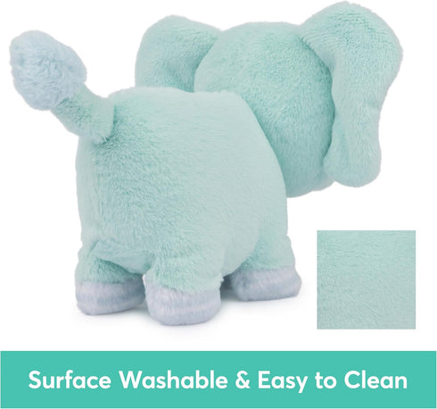 GUND Baby Safari Friends Collection Plush Elephant with Chime, Sensory Toy Stuffed Animal for Babies and Newborns, Teal, 7"...