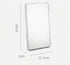 2pcs Clear Plastic Rectangle Storage Containers Box with Hinged Lid Best for Card,Accessories,Crafts,Coin,Learning Supplies,Screws,Drills,Battery...