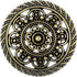 Bezelry 12 Pieces Lacework Filigree Antique Brass Metal Shank Buttons. 21mm (3/4 inch)...