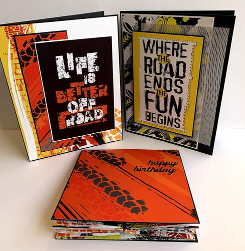 Reminisce Off- Road Scrapbook Collection Kit, Multi Color Palette 12x12 inches...