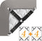 Sheet Straps Clip Triangle: 2-Set Elastic Fitted Bedding Sheet Fasteners Holder Suspenders for Bed Band Crib Mattress Pad Corner Gripper Bedsheet ...