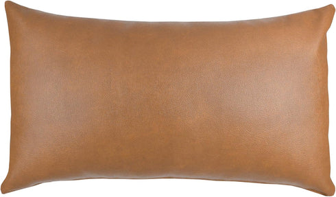 Woven Nook - Modern & Luxurious 12" x 20" Decorative Lumbar Throw Pillow Cover - Durable Quality & Machine Washable - Milo Design - Brown - 1 Pack...