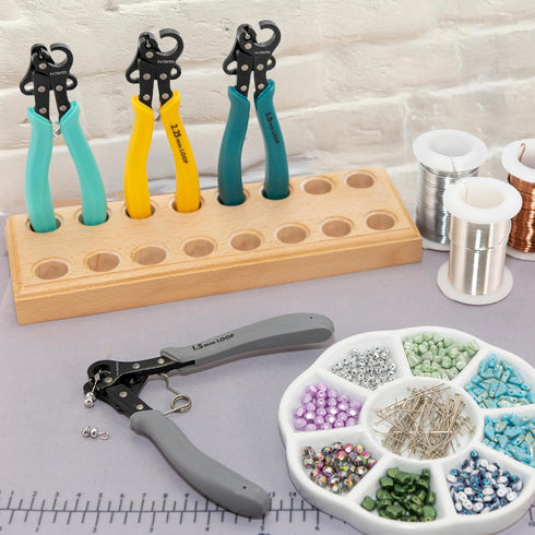 The Beadsmith One Step Looper – Create and Trim Consistent 2.25 mm Loops for Jewelry, Use With 18-26g Craft Wire...