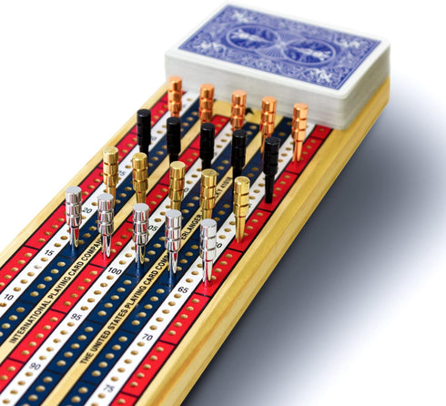 Metal Cribbage Pegs for Cribbage Board Game. Work with Regular Peg Board 1/8 Hole Size Like Bicycle Board Games. Pack of 20 Crib pegs....