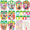 Qyeahkj 32 Sets Mother's Day Picture Frame Craft Kit for Kids DIY Love You Mom Photo Frame Craft Set with Easel Flower Plant Paper Craft Arts with...