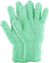 1 Pair Microfiber Dusting Gloves, Reusable Washable Cleaning Gloves Mittens for Plants House Cleaning Car Blinds Lamps and Small Hard to Reach Cor...