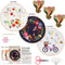 Embroidery Starter Kit for Beginners with Instructions, 3 Stamped Designs, 1 Bamboo Hoop, Thread Set, 9 Needles, Scissor, Threader, Seam Ripper......