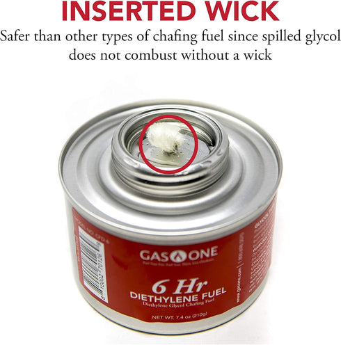 1 pc - 6 Hr Cooking Wick Liquid Safe Fuel for Chafing Dish...