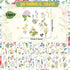 Satinior 16 Sheets Summer Wildflower Rub on Transfers for Crafts Butterfly Bee Bird Flower Spring Stickers Rub on Decals for DIY Furniture Scrapbo...