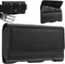 Mopaclle iPhone 15 Pro Max, Galaxy S24 Plus Leather Holder Case with Belt Clip & Pouch Cover (Fits with Phone Commuter Case on)...