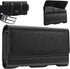 Mopaclle iPhone 15 Pro Max, Galaxy S24 Plus Leather Holder Case with Belt Clip & Pouch Cover (Fits with Phone Commuter Case on)...